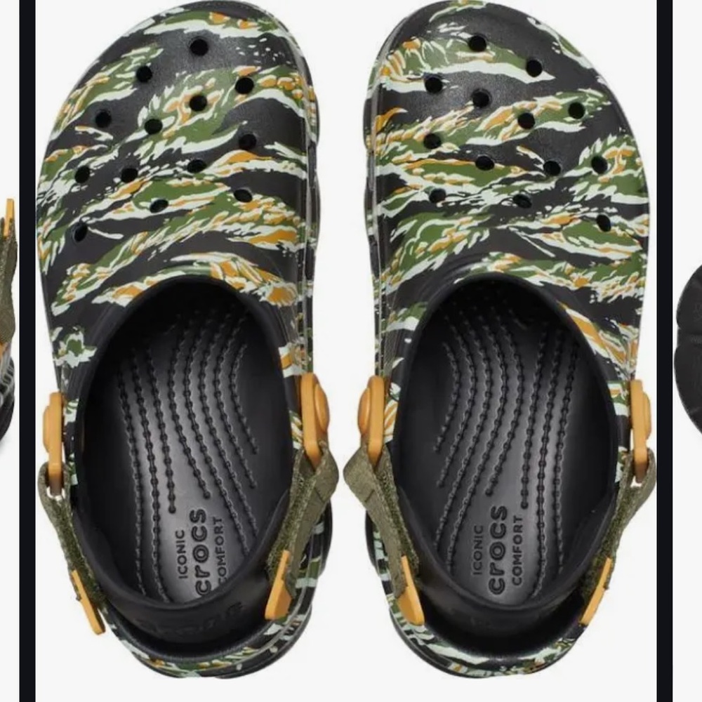 Toddler Crocs all terrain camo clog shoes